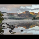 Morning mist at Lllyn Crafnant