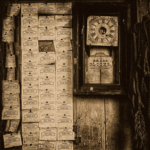 Brass clock