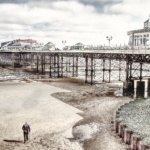 Intermediate Print of the Year 2025 -1st Place - A Stroll to the Pier by Gordon Clayton.